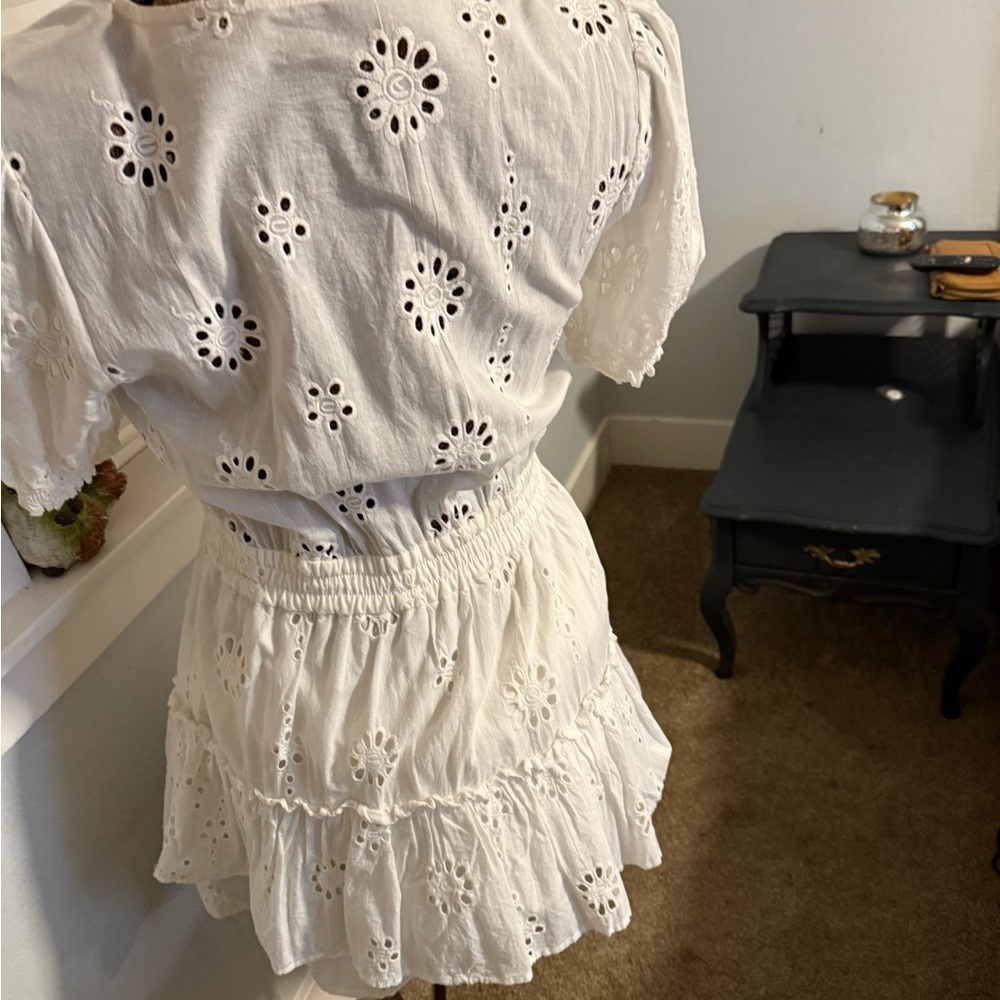 White Eyelet Dress